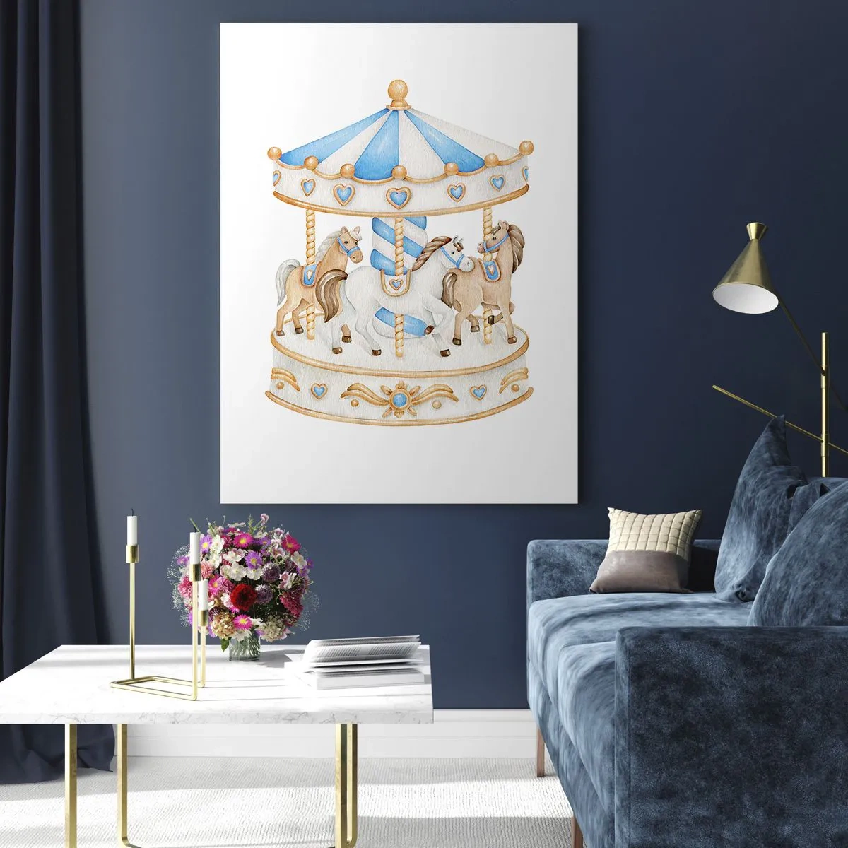 Üveg kép - Édes gyermekkor - 80x120 cm