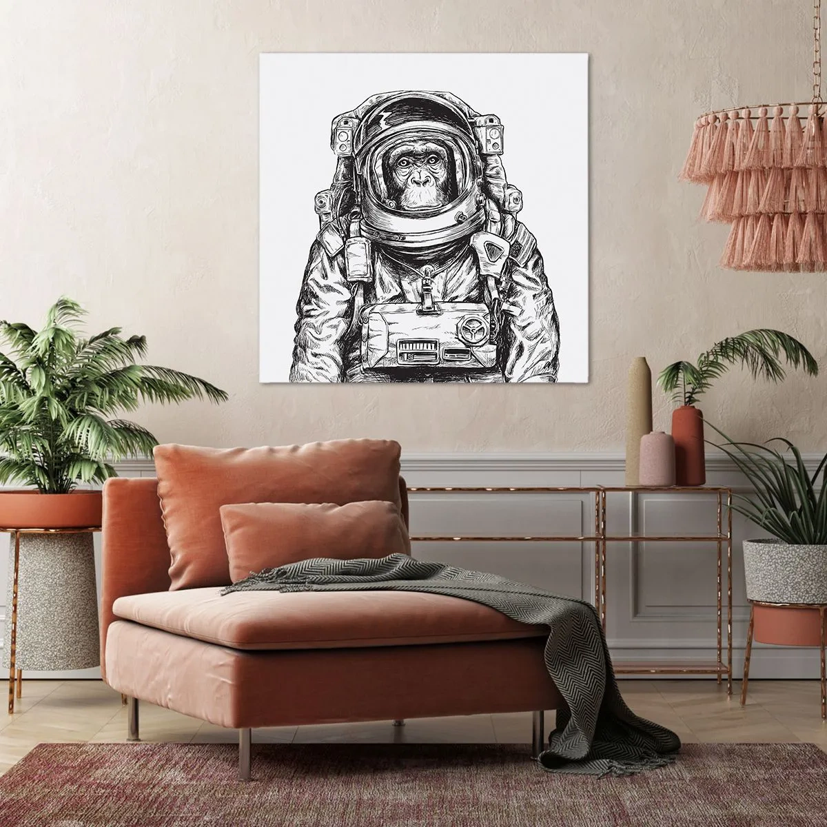 Vászonkép - Alternatív evolúció - 60x60 cm