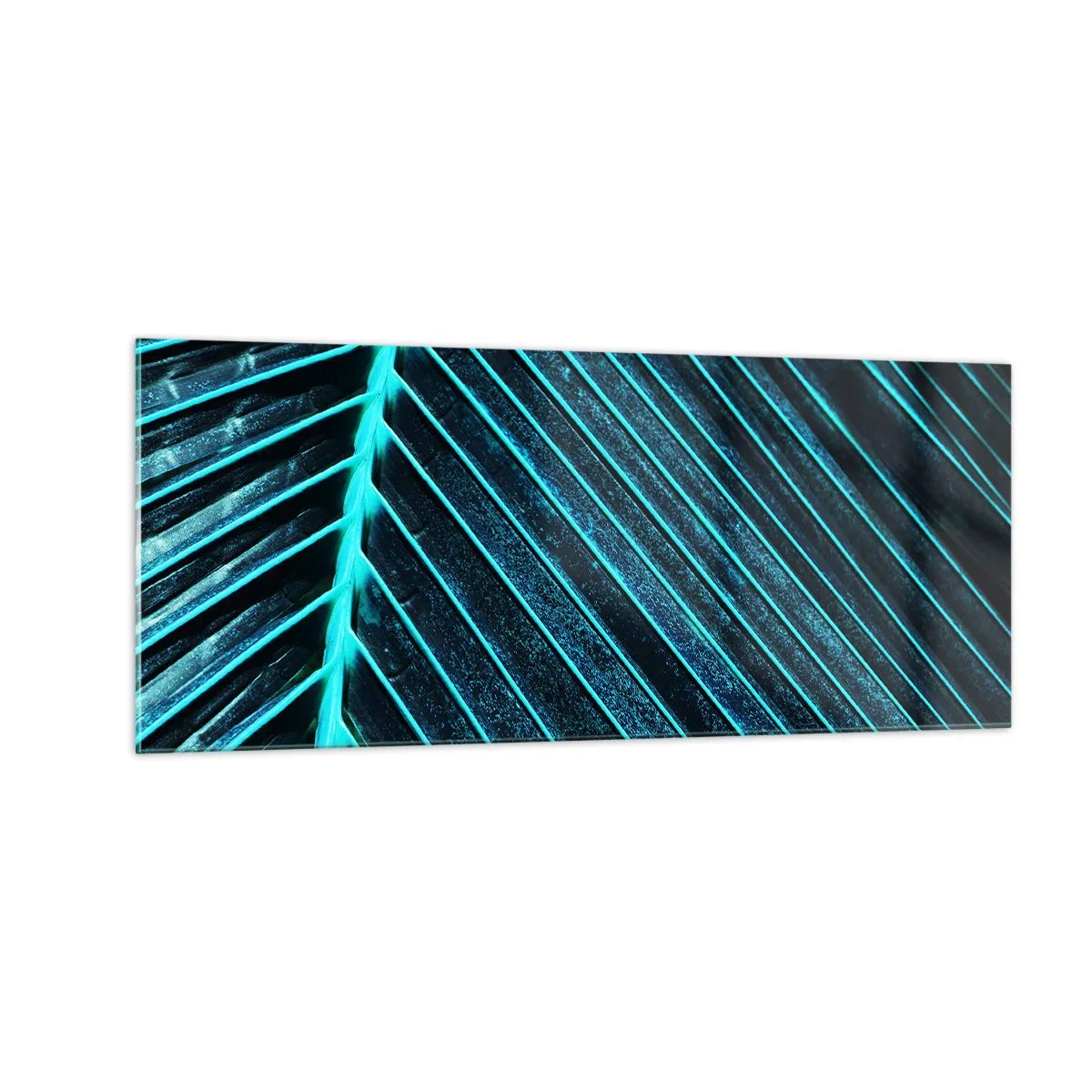Üveg kép - A zöld textúrája - 100x40 cm