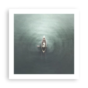 Poszter - Egy holdfényes tavon át - 50x50 cm