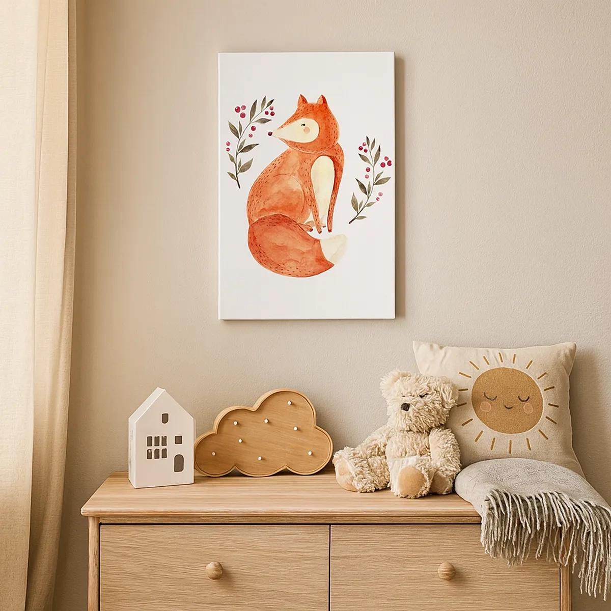 Vászonkép - Kis vörös hajú - 50x70 cm