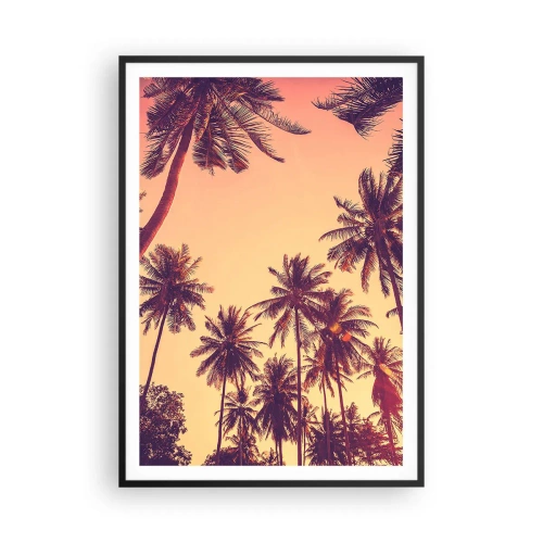 Poszter fehér keretben - Trópusi variáció - 70x100 cm