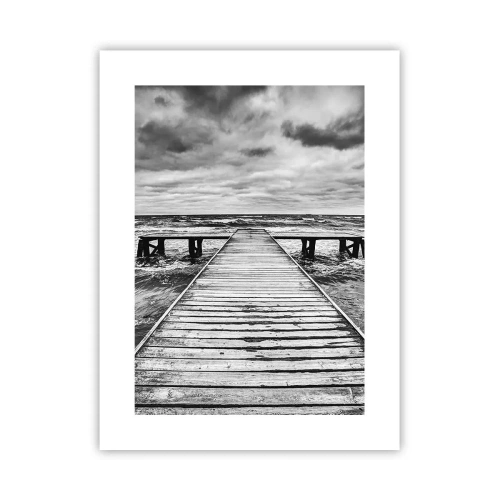 Poszter - Várom, hogy elűzze a szél... - 30x40 cm