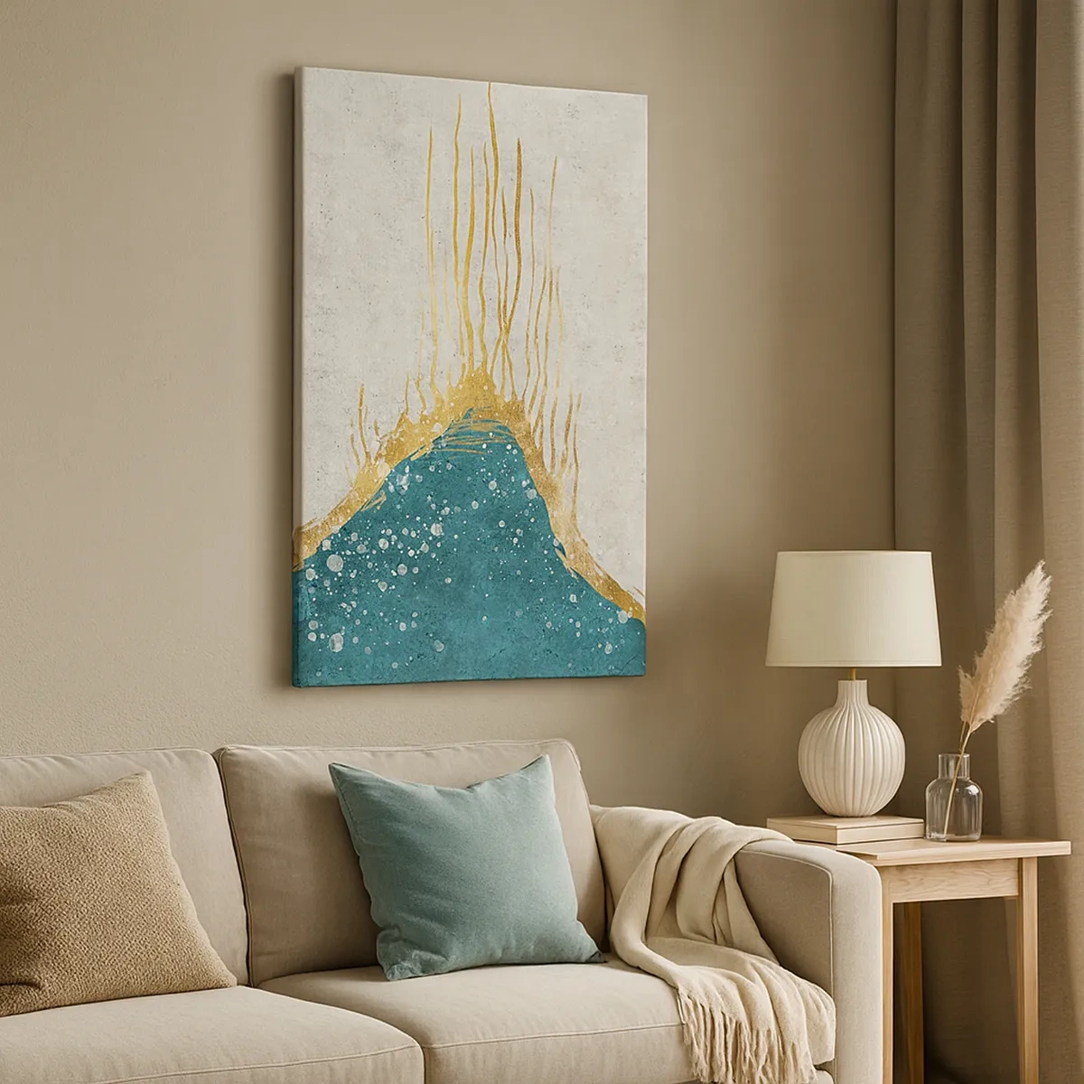 Vászonkép - Aranyló dagály - 50x70 cm