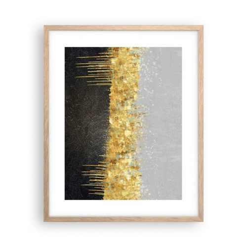 Poszter világos tölgy keretben - Befelé és felfelé - 40x50 cm