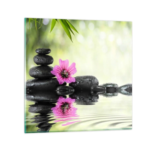 Üveg kép - Idő a léleknek - 30x30 cm