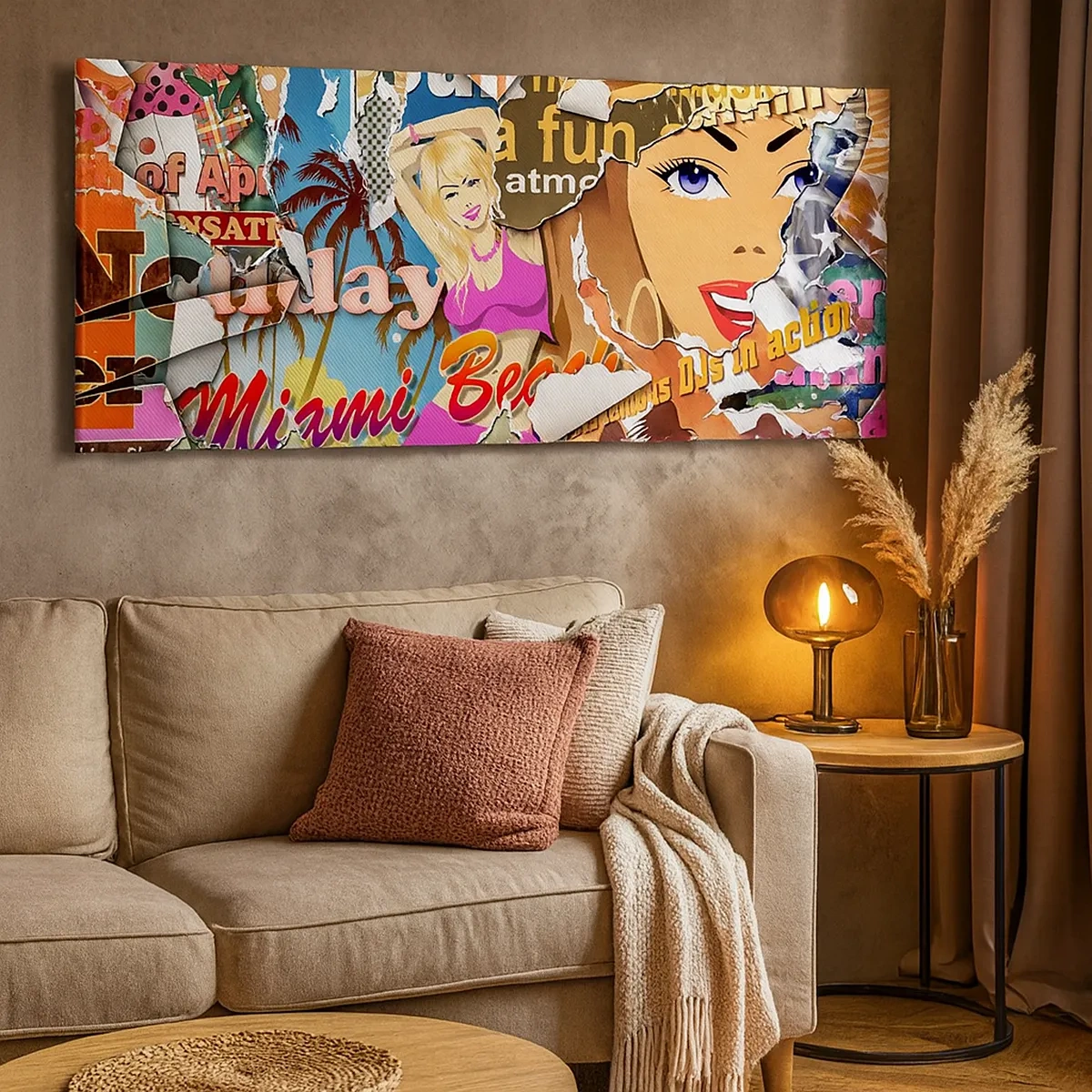 Vászonkép - Nyári visszaemlékezések - 30x30 cm