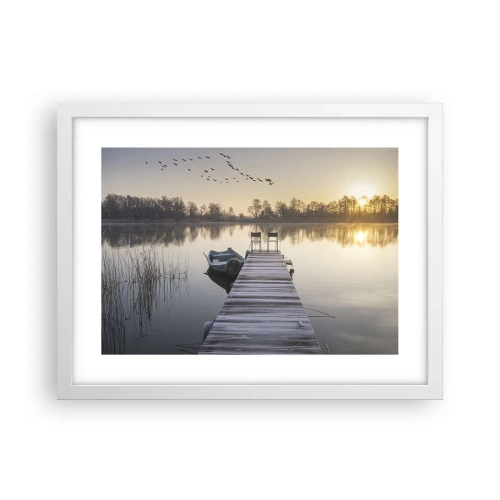 Poszter fekete keretben - Egy kis idő múlva visszajövök - 40x30 cm