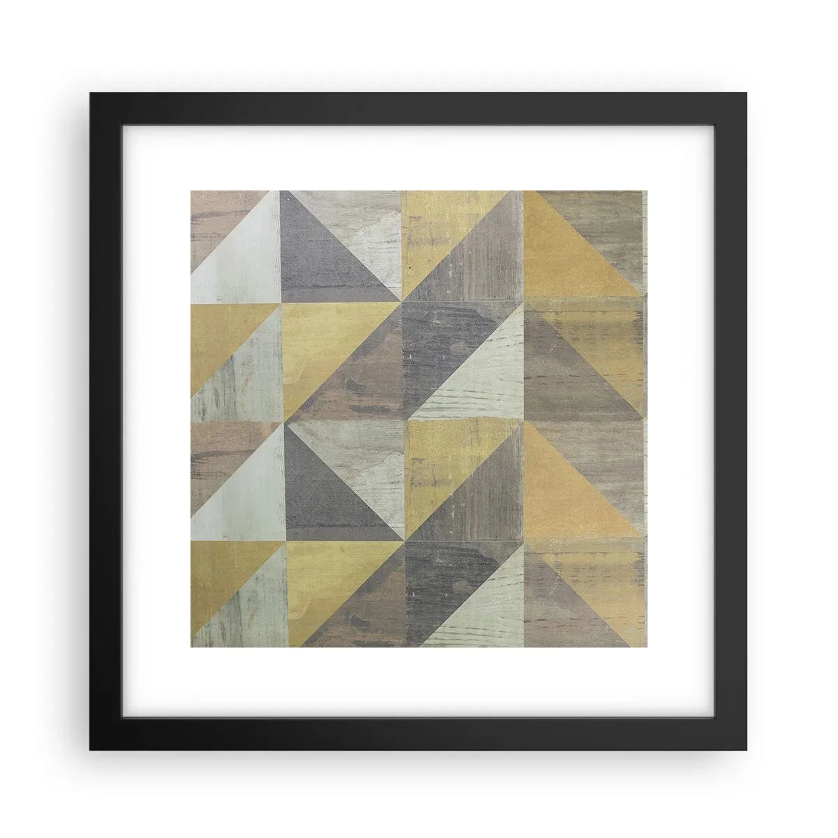 Poszter fehér keretben - A háromszög szögében - 30x30 cm