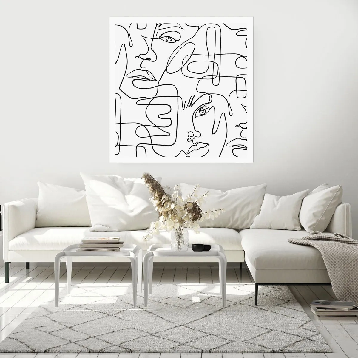 Poszter - Összegabalyodott érzelmekben - 30x30 cm