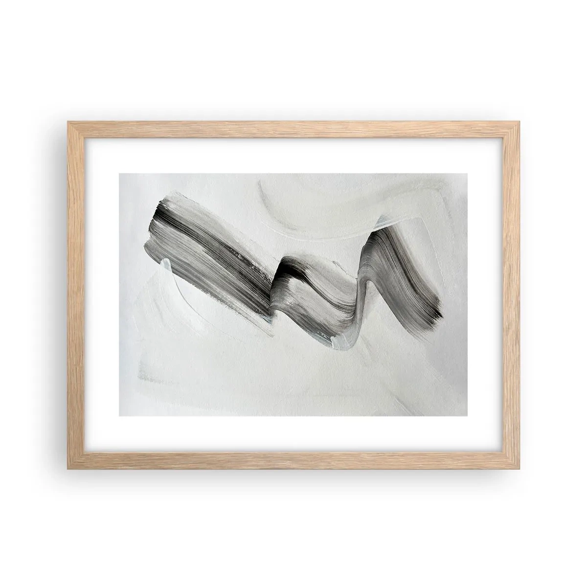 Poszter világos tölgy keretben - Csak a móka kedvéért - 40x30 cm