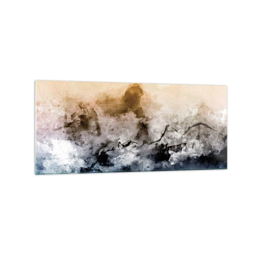 Üveg kép - Ködfelhőbe fulladt - 120x50 cm