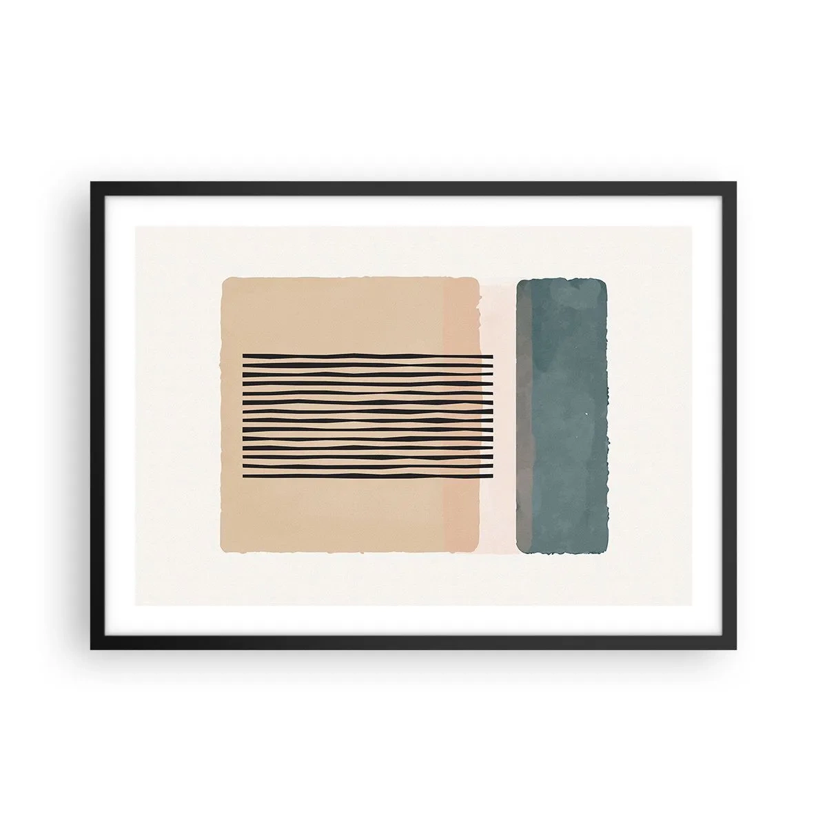 Poszter fehér keretben - Minden rendben - 70x50 cm