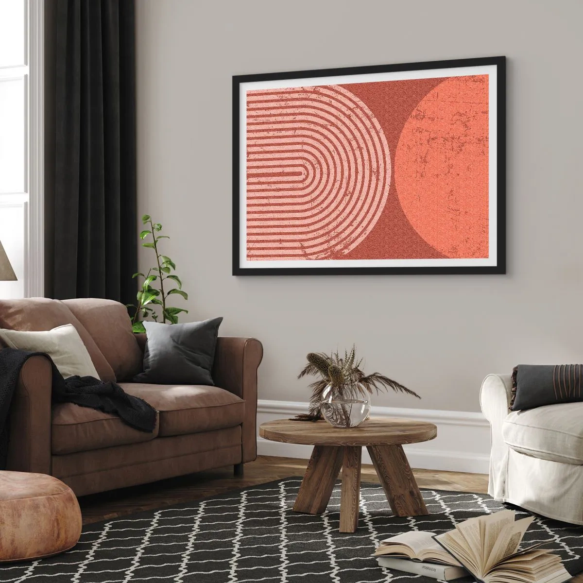 Poszter fehér keretben - Szoros kapcsolat - 70x50 cm