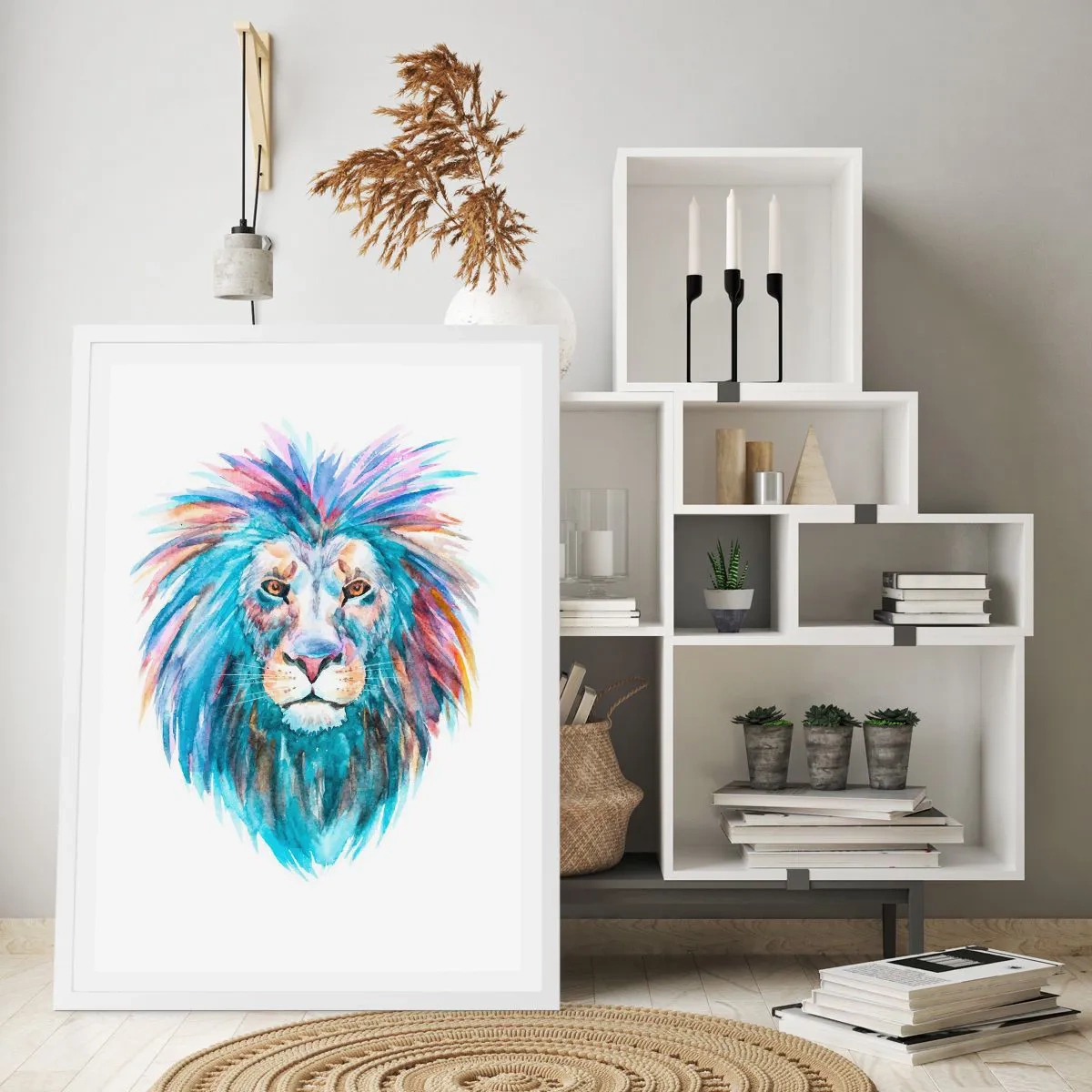 Poszter fekete keretben - Felvillanyozó aura - 50x70 cm