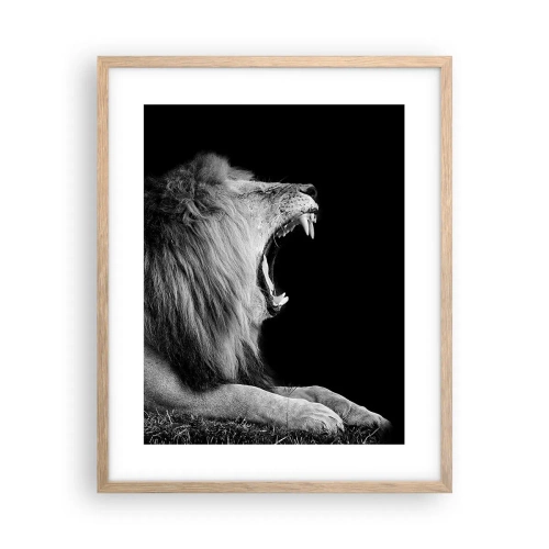 Poszter világos tölgy keretben - Kétség nélkül - 40x50 cm