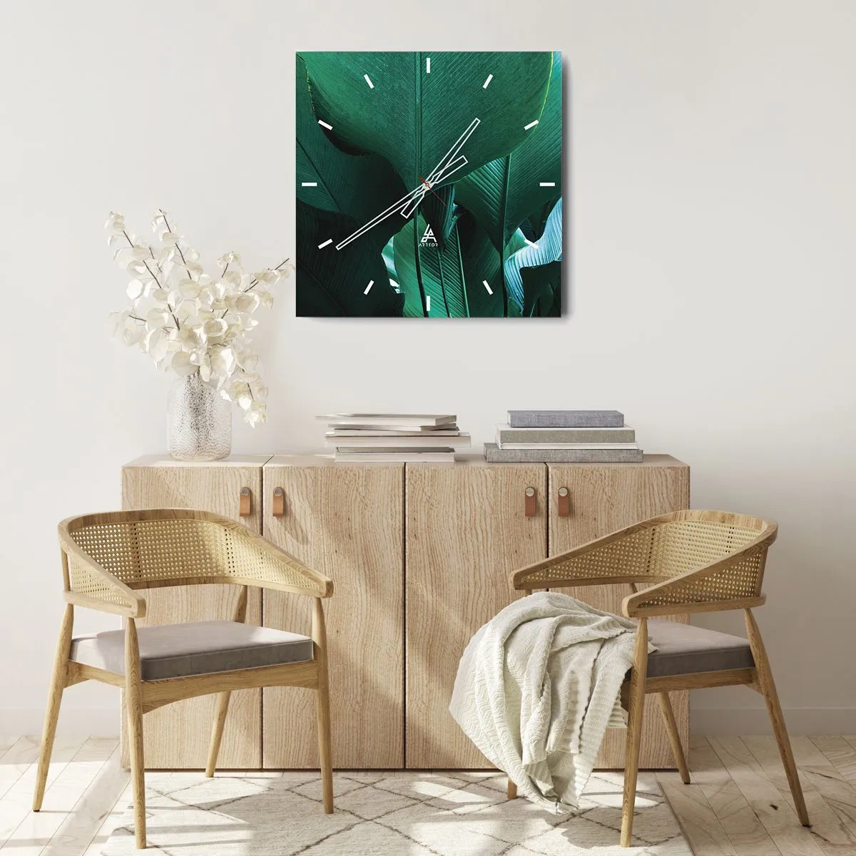 Falióra, Óra - A fény felé nézve - 30x30 cm