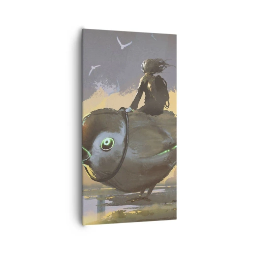 Vászonkép - Egy fantasztikus utazás állomása - 65x120 cm