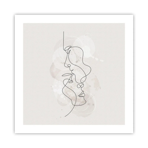 Poszter - Ölelésbe gabalyodva - 50x50 cm