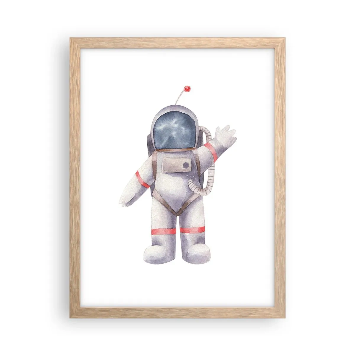 Poszter világos tölgy keretben - Akkor szia! - 30x40 cm