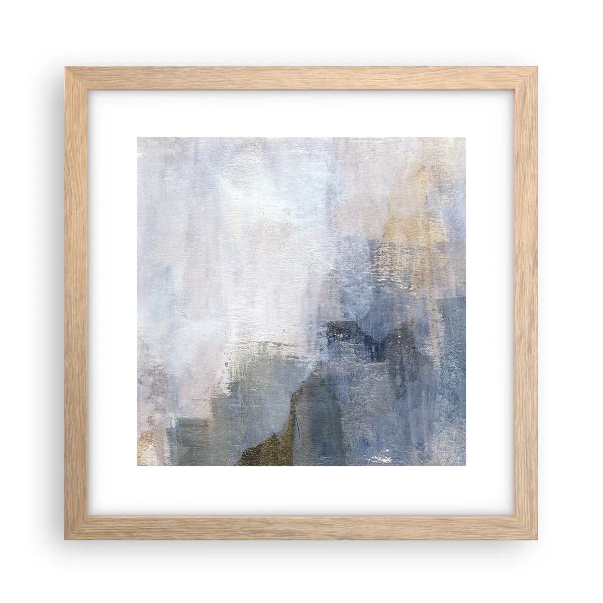 Poszter világos tölgy keretben - Színtónusok és akkordok - 30x30 cm