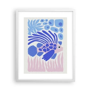 Poszter fekete keretben - Elemében - 40x50 cm