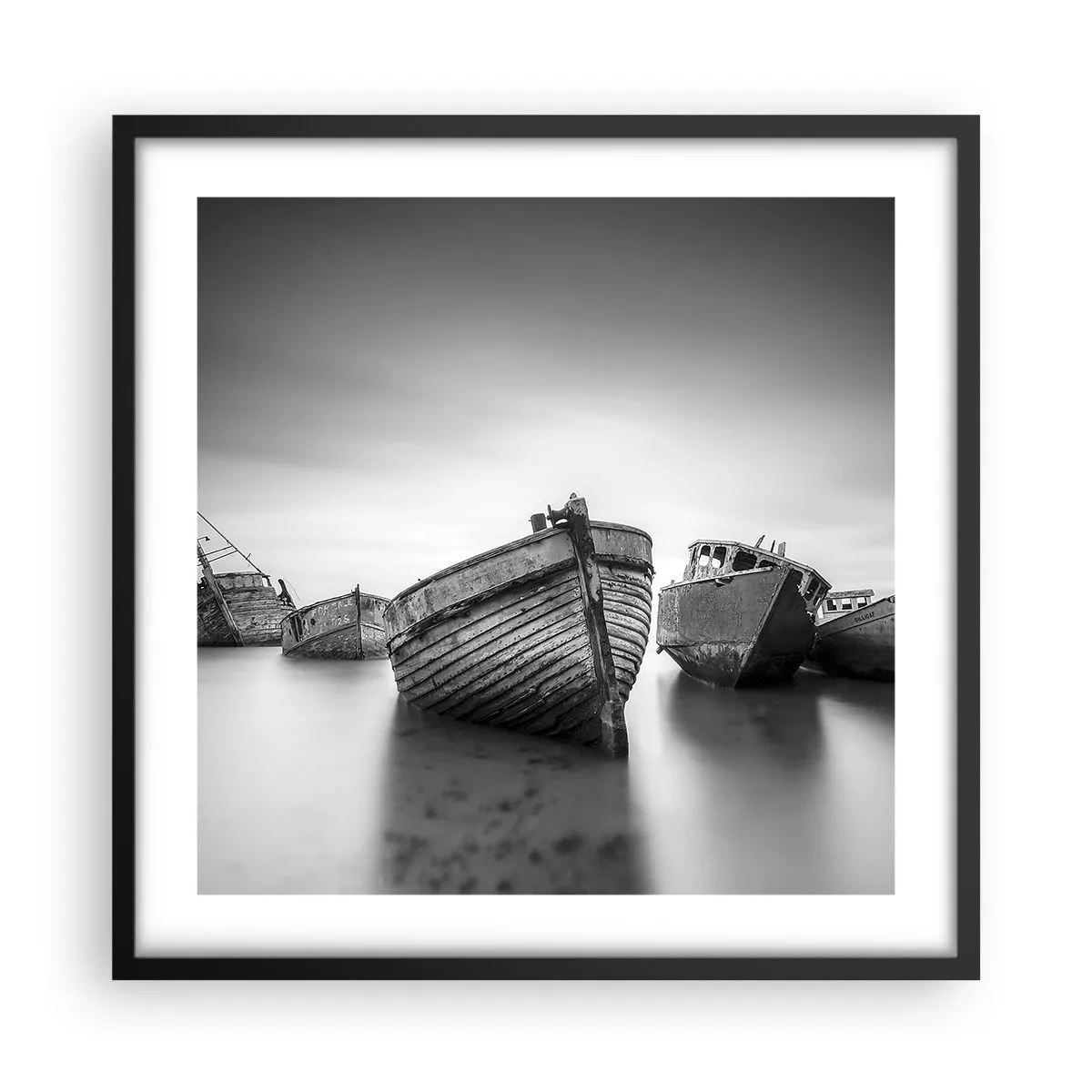 Poszter fehér keretben - Csak emlékek... - 50x50 cm