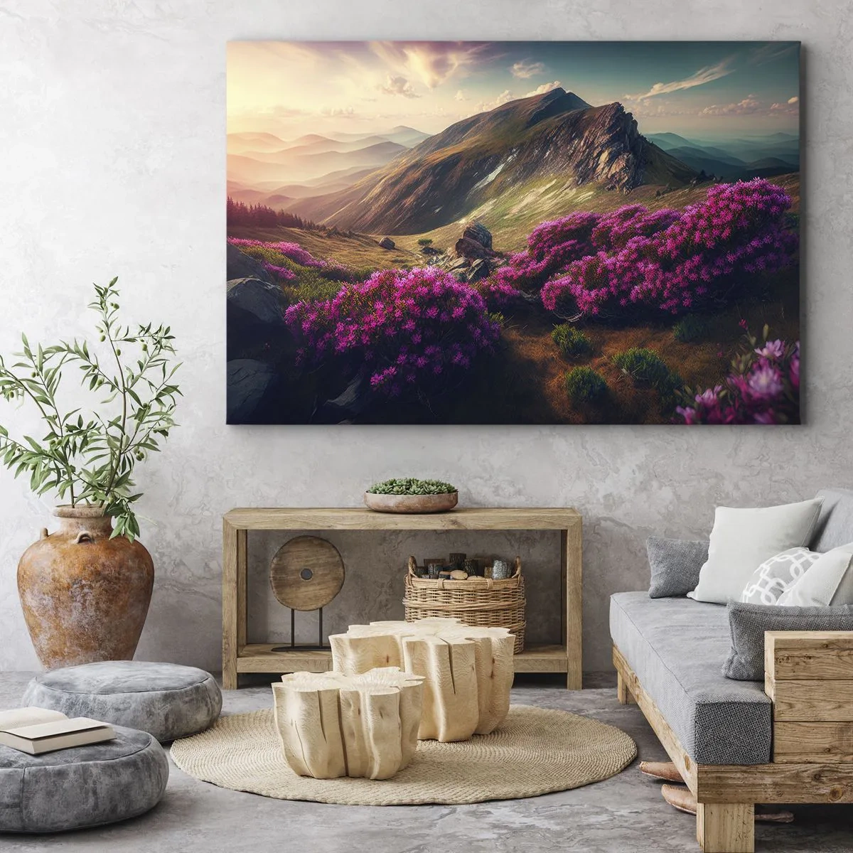 Vászonkép - Nyár a hegyekben - 70x50 cm
