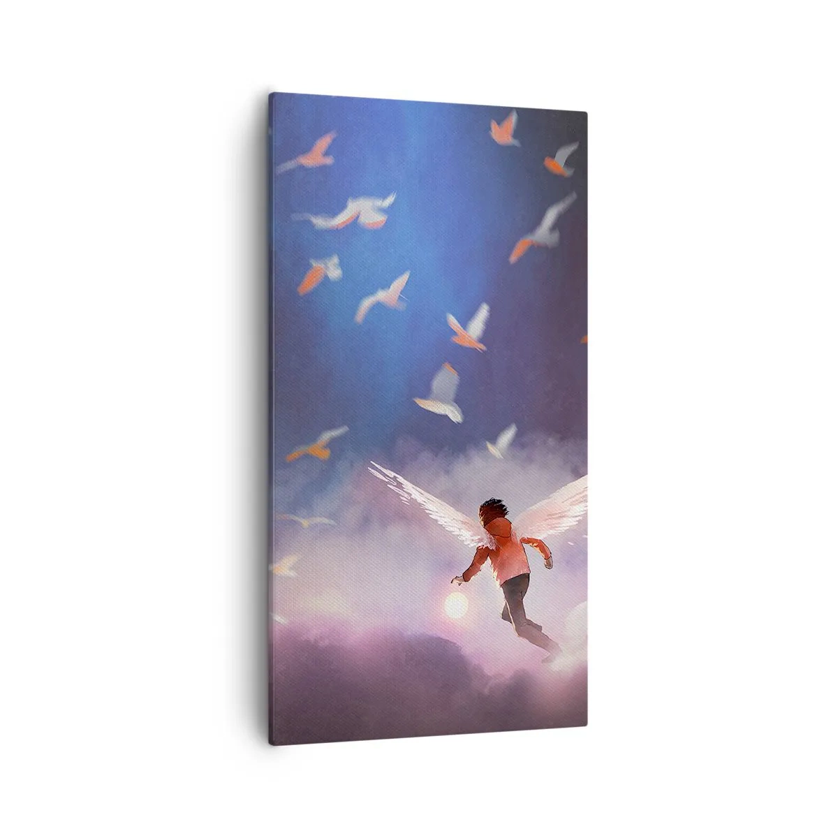 Vászonkép - Képzeletre és bátorságra van szüksége - 55x100 cm