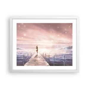 Poszter fekete keretben - Egy álom fényében - 50x40 cm