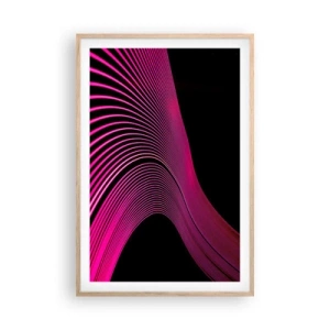 Poszter világos tölgy keretben - A fény sugárútján - 61x91 cm