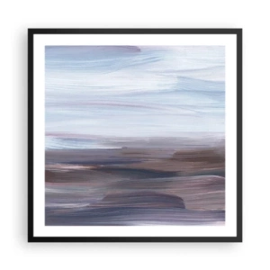 Poszter fehér keretben - Elemek: víz - 60x60 cm