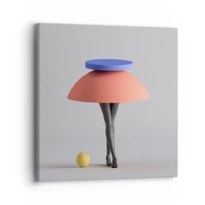 Vászonkép - Szürreális kompozíció - 30x30 cm