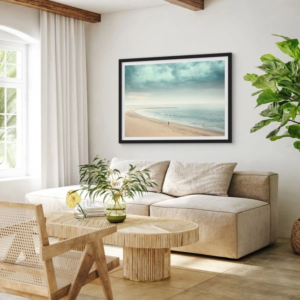 Poszter fehér keretben - A békét keresve - 70x50 cm