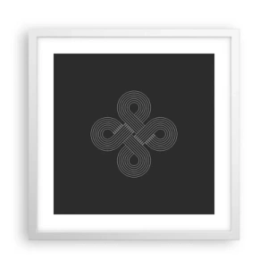 Poszter fekete keretben - Kelta szellemben - 40x40 cm