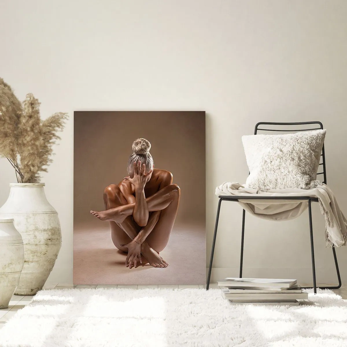 Üveg kép - A test és a lélek egysége - 70x100 cm