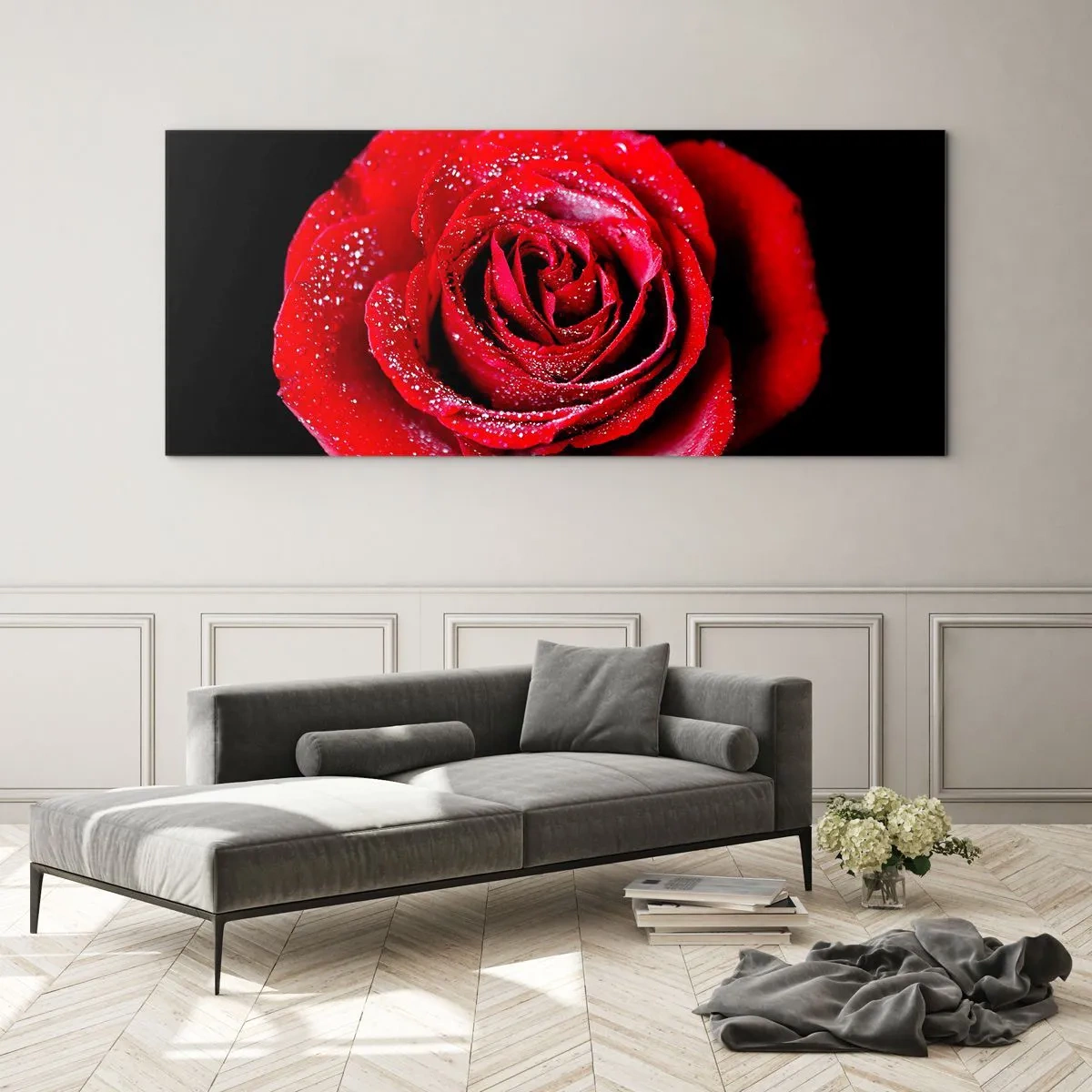Üveg kép - Ez szerelem - 100x40 cm