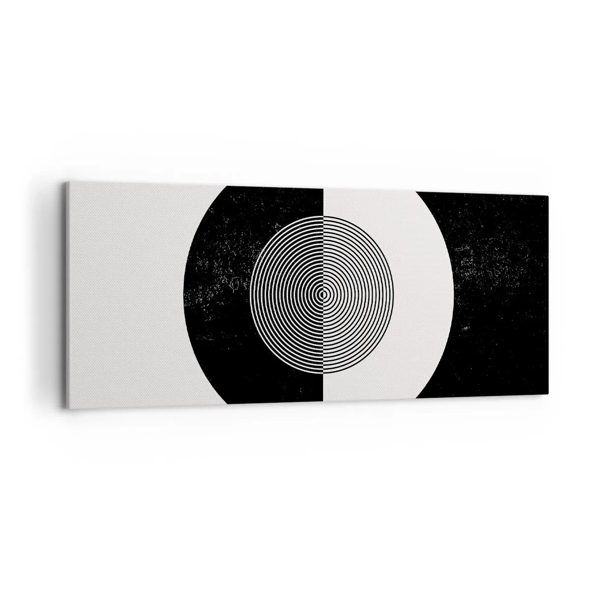 Vászonkép - Harmónia fekete-fehérben - 120x50 cm