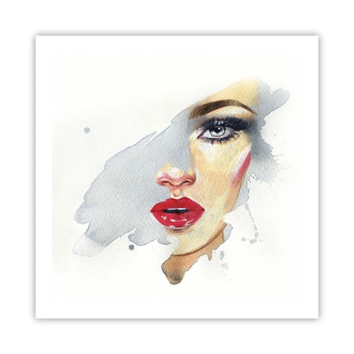 Poszter - Egy vízcsepp tükörkép - 60x60 cm