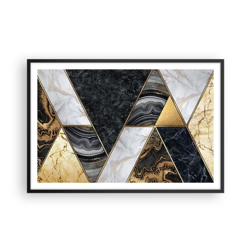 Poszter fehér keretben - Kőről kőre - 91x61 cm
