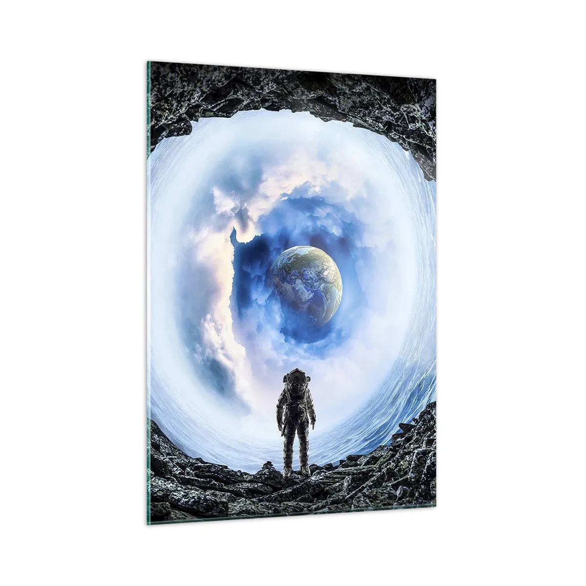 Üveg kép - Nincs messze otthontól - 50x70 cm