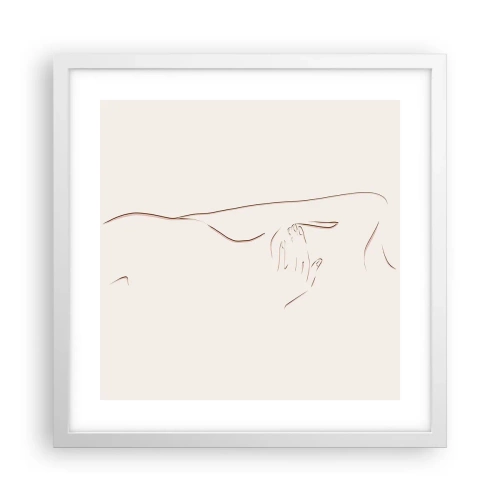 Poszter fekete keretben - A vágy alakja - 40x40 cm