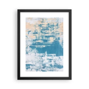 Poszter fehér keretben - Jégcsapon keresztül - 30x40 cm