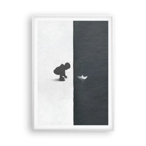 Poszter fekete keretben - Nagy utazás - 70x100 cm