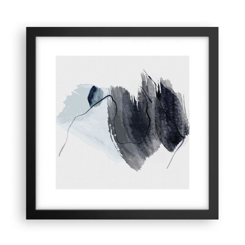 Poszter fehér keretben - Intenzitás és mozgás - 30x30 cm