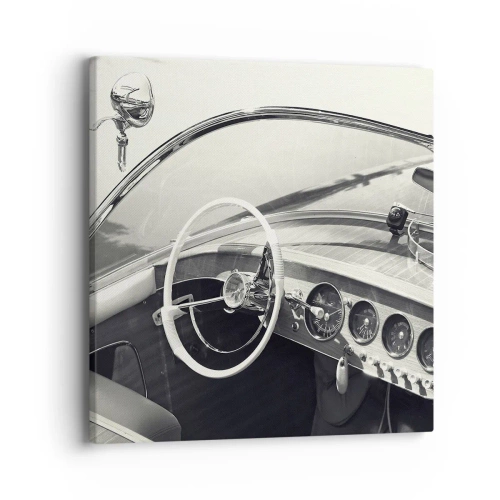 Vászonkép - Időjárás a gazdagoknak - 40x40 cm