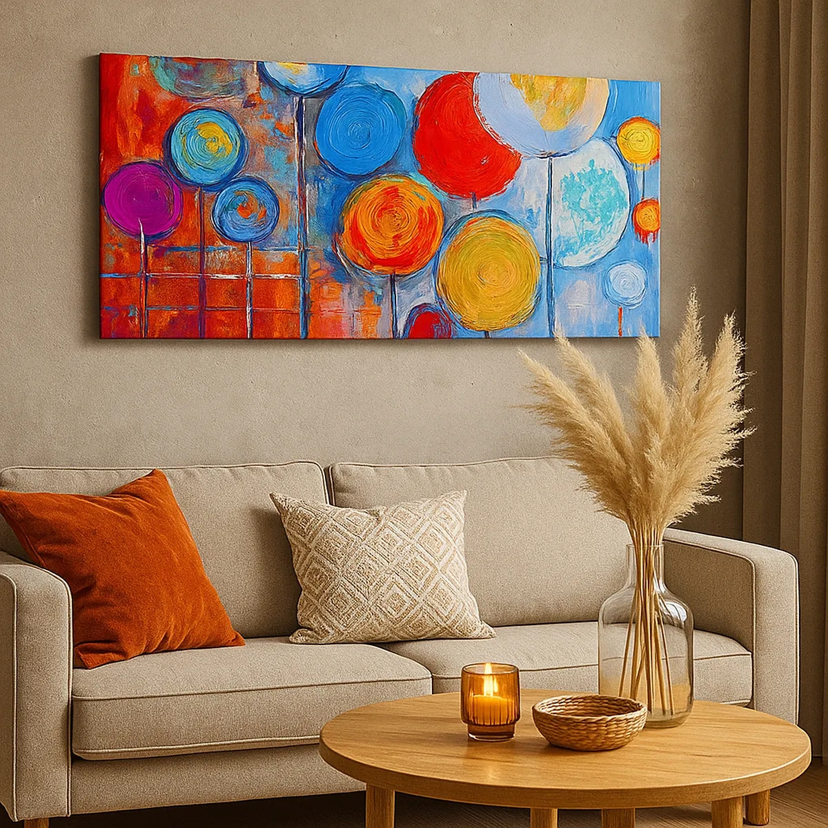 Vászonkép - Csodák a boton - 30x30 cm