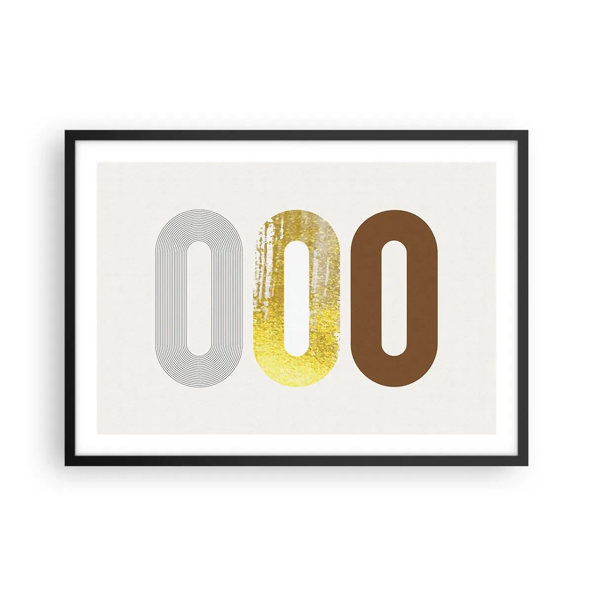Poszter fehér keretben - Óóó! - 70x50 cm