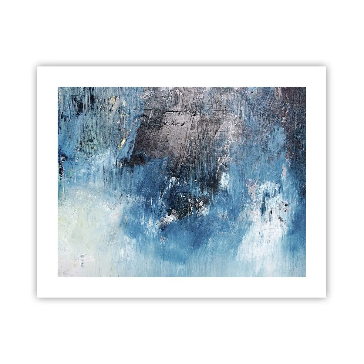 Poszter - Kék rapszódia - 50x40 cm