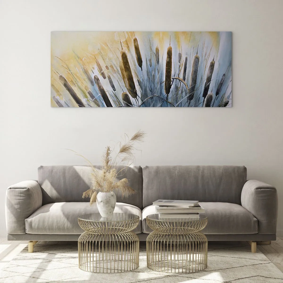 Üveg kép - A víz hűvössége, a nap melege - 120x50 cm